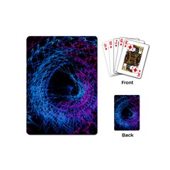 Symmetry Awesome 3d Digital Art Graphic Pattern Vortex Playing Cards Single Design (mini) by danenraven