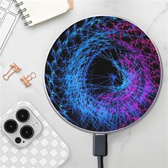 Symmetry Awesome 3d Digital Art Graphic Pattern Vortex Wireless Charger by danenraven