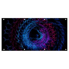 Symmetry Awesome 3d Digital Art Graphic Pattern Vortex Banner And Sign 8  X 4 