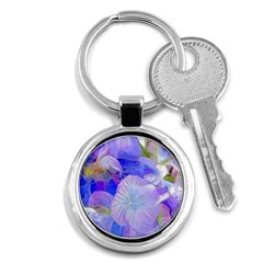 Pink Petaled Flower Vector Art Flowers Abstract Colorful Backgrounds Wallpaper Key Chain (round) by danenraven