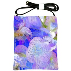 Pink Petaled Flower Vector Art Flowers Abstract Colorful Backgrounds Wallpaper Shoulder Sling Bag by danenraven