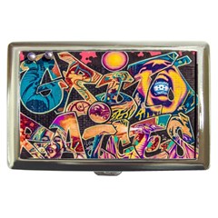 Doodle Wallpaper Texture Grafiti Multi Colored Art Cigarette Money Case by danenraven