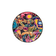 Doodle Wallpaper Texture Grafiti Multi Colored Art Hat Clip Ball Marker (4 pack)