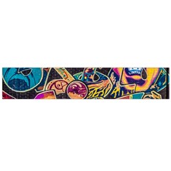 Doodle Wallpaper Texture Grafiti Multi Colored Art Large Flano Scarf 