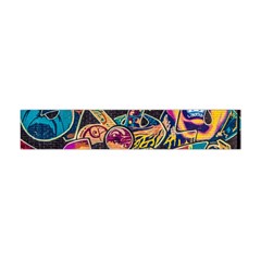 Doodle Wallpaper Texture Grafiti Multi Colored Art Flano Scarf (Mini)