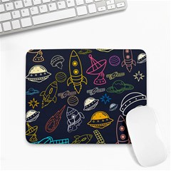 Seamless Outer Space Pattern Small Mousepad