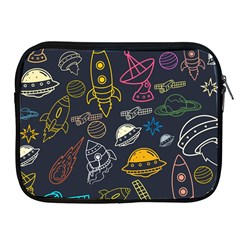 Seamless Outer Space Pattern Apple Ipad 2/3/4 Zipper Cases by danenraven