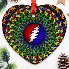 Grateful Dead Ornament (heart)