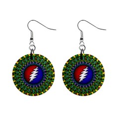 Grateful Dead Mini Button Earrings