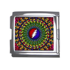 Grateful Dead Mega Link Italian Charm (18mm)