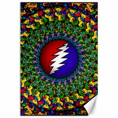 Grateful Dead Canvas 12  X 18  by Jancukart