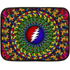 Grateful Dead Double Sided Fleece Blanket (mini)  by Jancukart