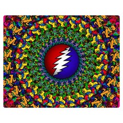 Grateful Dead Double Sided Flano Blanket (medium) 