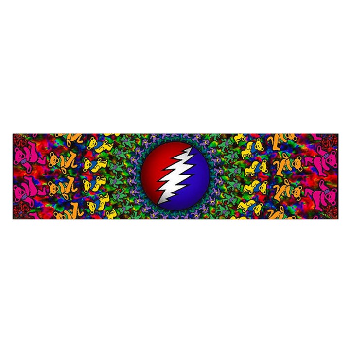 Grateful Dead Oblong Satin Scarf (16  x 60 )