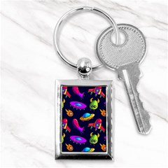 Space Pattern Key Chain (rectangle) by Ravend