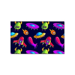 Space Pattern Sticker (rectangular)