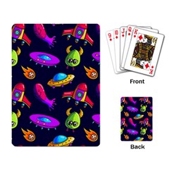 Space Pattern Playing Cards Single Design (rectangle)