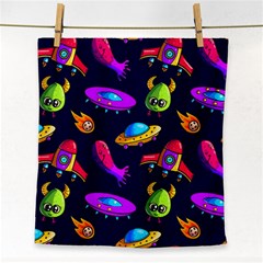 Space Pattern Face Towel by Ravend