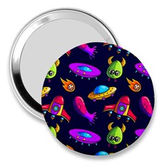 Space Pattern 3  Handbag Mirrors by Ravend