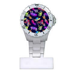 Space Pattern Plastic Nurses Watch by Ravend