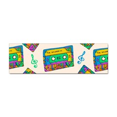 Seamless Pattern With Colorful Cassettes Hippie Style Doodle Musical Texture Wrapping Fabric Vector Sticker Bumper (100 Pack) by Ravend