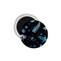 Colorful Abstract Pattern Consisting Glowing Lights Luminescent Images Marine Plankton Dark 1 75  Magnets by Ravend