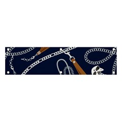 Chains Seamless Pattern Banner And Sign 4  X 1  by Ravend