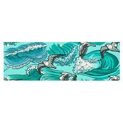 Sea Wave Seamless Pattern Banner And Sign 6  X 2 