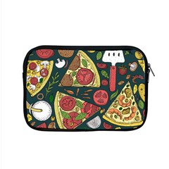 Vector Seamless Pizza Slice Pattern Hand Drawn Pizza Illustration Great Pizzeria Menu Background Apple Macbook Pro 15  Zipper Case by Ravend