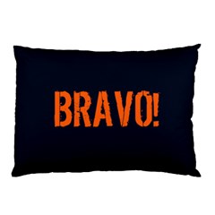 Bravo! Italian Saying Pillow Case (two Sides) by ConteMonfrey