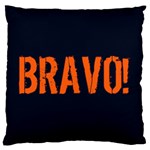 Bravo! Italian saying Standard Flano Cushion Case (Two Sides) Front