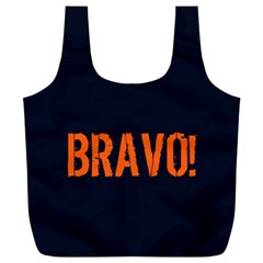 Bravo! Italian Saying Full Print Recycle Bag (xxxl) by ConteMonfrey