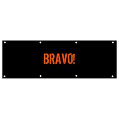 Bravo! Italian Saying Banner And Sign 9  X 3 