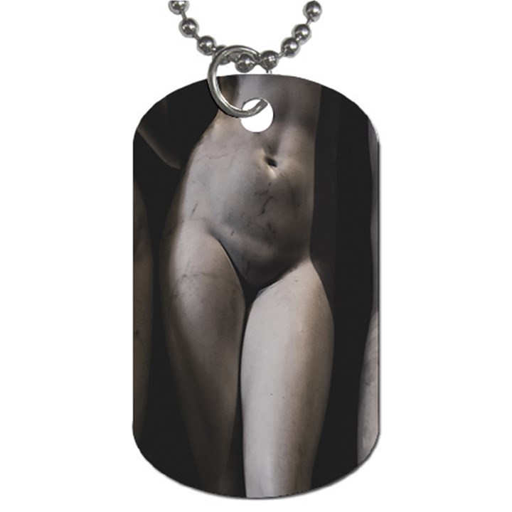 Three Graces Sculpture Detail Dog Tag (One Side)