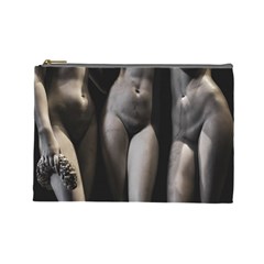 Three Graces Sculpture Detail Cosmetic Bag (large) by dflcprintsclothing