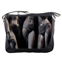 Three Graces Sculpture Detail Messenger Bag by dflcprintsclothing