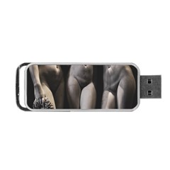 Three Graces Sculpture Detail Portable Usb Flash (one Side) by dflcprintsclothing