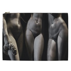 Three Graces Sculpture Detail Cosmetic Bag (xxl) by dflcprintsclothing