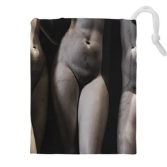 Three Graces Sculpture Detail Drawstring Pouch (4xl)