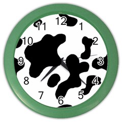 Cow Pattern Color Wall Clock by Wegoenart