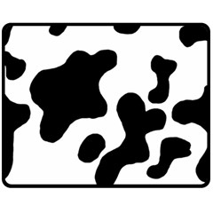 Cow Pattern Fleece Blanket (medium)  by Wegoenart