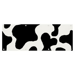 Cow Pattern Banner And Sign 8  X 3  by Wegoenart