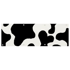 Cow Pattern Banner And Sign 9  X 3  by Wegoenart