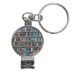 Bookshelf Nail Clippers Key Chain