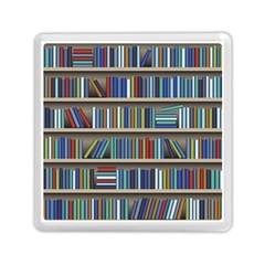 Bookshelf Memory Card Reader (square) by Wegoenart