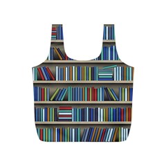 Bookshelf Full Print Recycle Bag (s) by Wegoenart