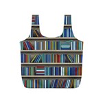 Bookshelf Full Print Recycle Bag (S) Front