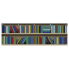 Bookshelf Banner And Sign 12  X 4 