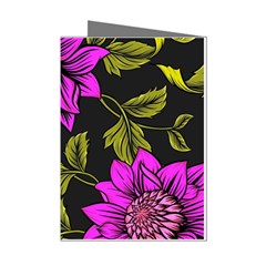 Botany Floral Flower Plant Petals Mini Greeting Cards (pkg Of 8)