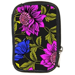 Botany Floral Flower Plant Petals Compact Camera Leather Case by Wegoenart